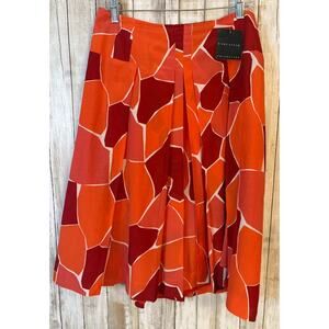 Doncaster Silk Cotton Blend Pleated Skirt Size‎ 4 NWT